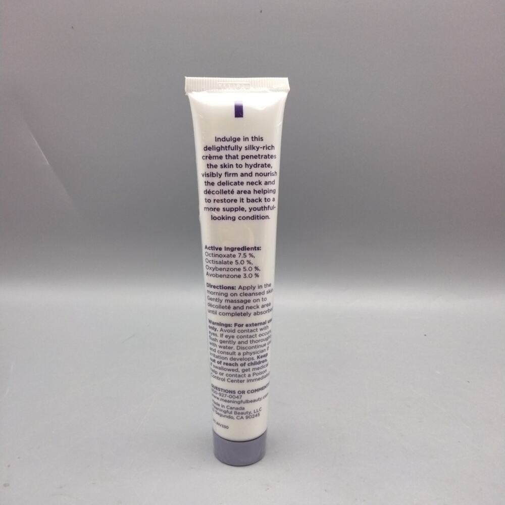Meaningful Beauty Skin Brightening Neck Decollete Cream Cindy Crawford 1.7 oz - Picture 2 of 2